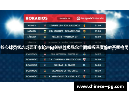 核心球员状态成西甲本轮走向关键胜负悬念全面解析深度前瞻赛季格局